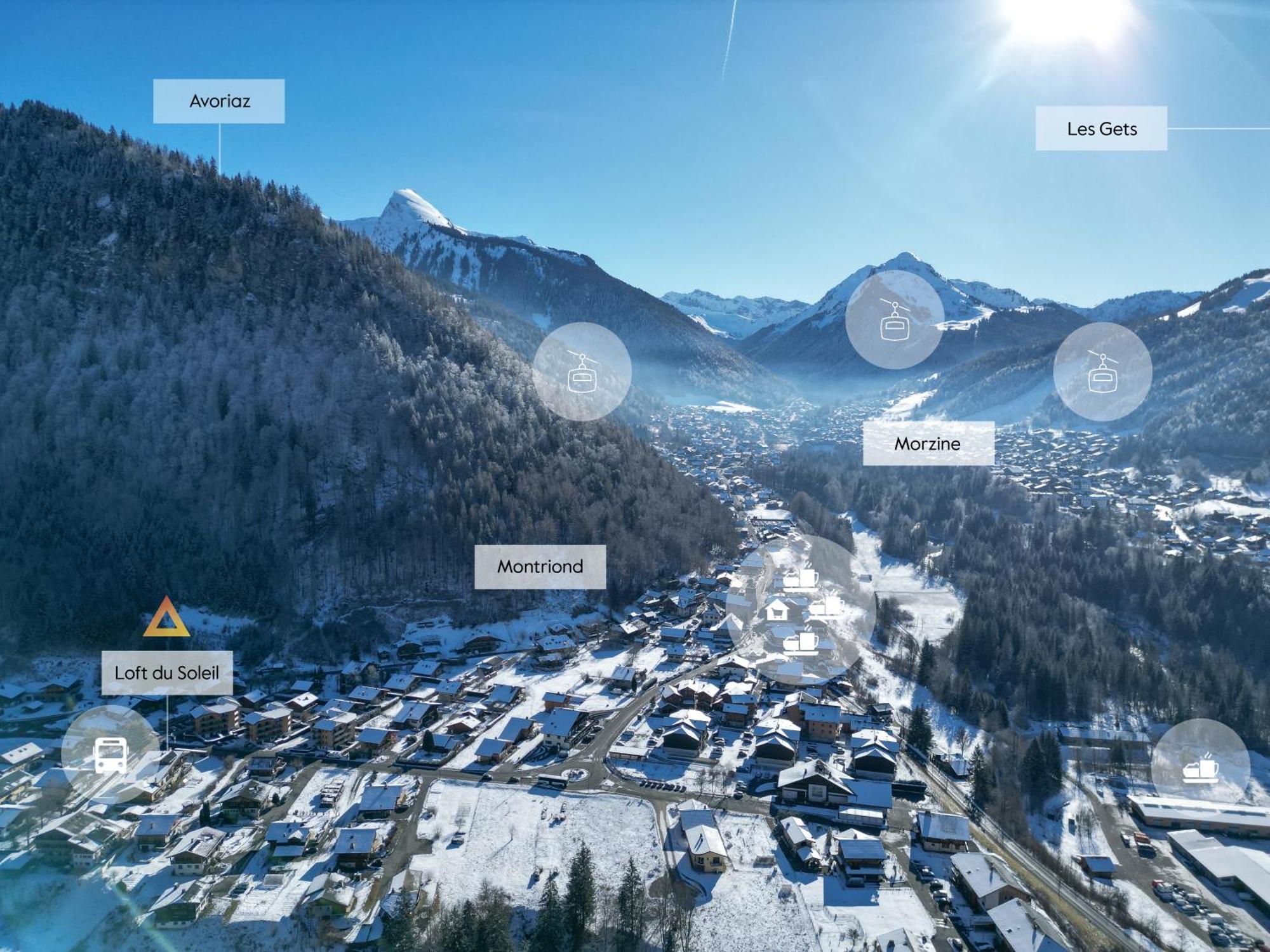 Roof Top Moutain View Direct Access Morzine Avoriaz Montriond Ngoại thất bức ảnh